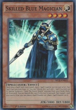 Skilled Blue Magician (V.1 - Super Rare)⁣ - Secrets of Eternity⁣ (Super Rare)⁣ [032]