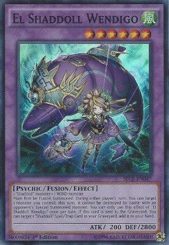 El Shaddoll Wendigo (V.1 - Super Rare) - Secrets of Eternity (Super Rare) [SECE-047]