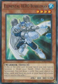 Elemental HERO Bubbleman⁣ - Structure Deck: HERO Strike⁣ (Common)⁣ [012]
