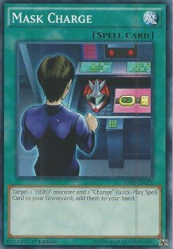 Mask Charge⁣ - Structure Deck: HERO Strike⁣ (Common)⁣ [021]