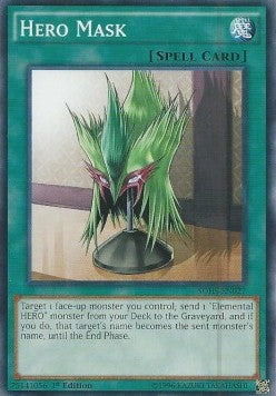 Hero Mask⁣ - Structure Deck: HERO Strike⁣ (Common)⁣ [027]
