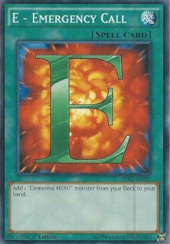 E - Emergency Call⁣ - Structure Deck: HERO Strike⁣ (Common)⁣ [029]
