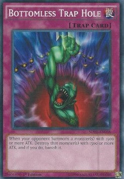 Bottomless Trap Hole⁣ - Structure Deck: HERO Strike⁣ (Common)⁣ [038]