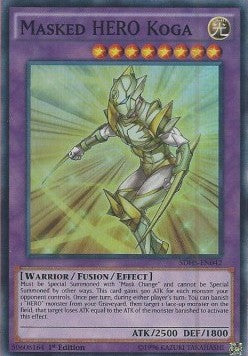 Masked HERO Koga⁣ - Structure Deck: HERO Strike⁣ (Super Rare)⁣ [042]