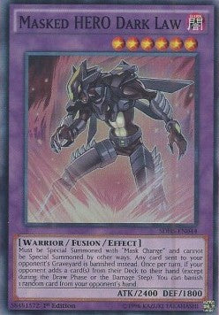 Masked HERO Dark Law⁣ - Structure Deck: HERO Strike⁣ (Super Rare)⁣ [044]