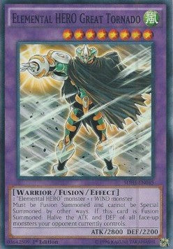 Elemental HERO Great Tornado⁣ - Structure Deck: HERO Strike⁣ (Common)⁣ [045]
