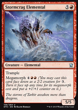 Stormcrag Elemental⁣ - Dragons of Tarkir⁣ (Uncommon)⁣ [158]