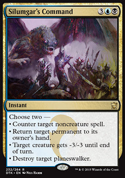 Silumgar's Command⁣ - Dragons of Tarkir⁣ (Rare)⁣ [232]