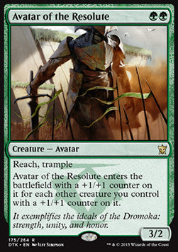 Avatar of the Resolute⁣ - Dragons of Tarkir⁣ (Rare)⁣ [175]