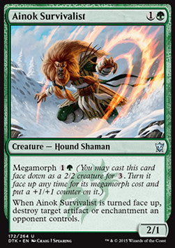 Ainok Survivalist⁣ - Dragons of Tarkir⁣ (Uncommon)⁣ [172]