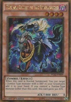 Tristan, Knight of the Underworld⁣ - Premium Gold 2⁣ (Gold Secret Rare)⁣ [009]