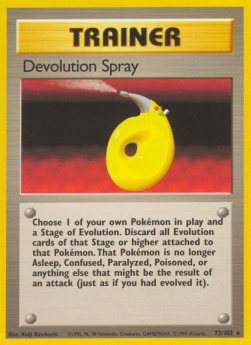 Devolution Spray - Base Set (Rare) [BS-72]