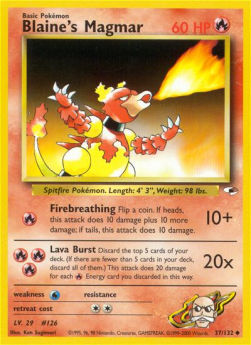 Blaine's Magmar - Gym Heroes (Uncommon) [GH-37]