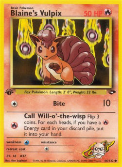 Blaine's Vulpix - Gym Challenge (Common) [GC-66]