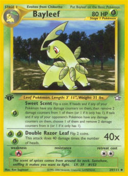 Bayleef⁣ - Neo Genesis⁣ (Uncommon)⁣ [29]