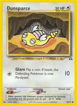 Dunsparce⁣ - Neo Discovery⁣ (Common)⁣ [54]