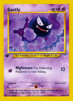 Gastly⁣ - Neo Destiny⁣ (Common)⁣ [65]