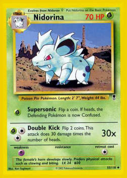 Nidorina⁣ - Legendary Collection⁣ (Uncommon)⁣ [55]