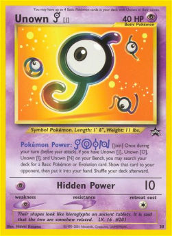 Unown - Wizards Black Star Promos (Promo) [WP-38]