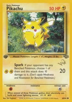 Pikachu - "W" Promos (Promo) [WPR-JU 60]