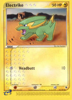 Electrike (Headbutt) - EX Ruby & Sapphire (Common) [RS-52]