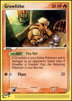 Growlithe - EX Sandstorm (Common) [SS-65]