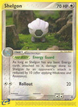 Shelgon (Energy Guard) - EX Dragon (Uncommon) [DR-41]