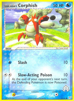 Team Aqua's Corphish (Slash) - EX Team Magma vs Team Aqua (Common) [MA-51]