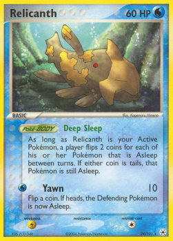 Relicanth⁣ - EX Hidden Legends⁣ (Rare)⁣ [24]