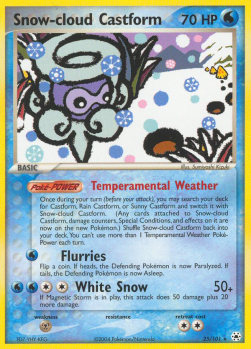 Snow-cloud Castform - EX Hidden Legends (Rare) [HL-25]