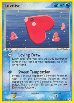 Luvdisc⁣ - EX Hidden Legends⁣ (Uncommon)⁣ [40]