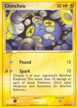 Chinchou⁣ - EX Hidden Legends⁣ (Common)⁣ [56]