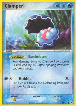 Clamperl⁣ - EX Hidden Legends⁣ (Common)⁣ [58]