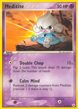 Meditite (Psychic)⁣ - EX Hidden Legends⁣ (Common)⁣ [65]