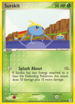 Surskit⁣ - EX Hidden Legends⁣ (Common)⁣ [76]