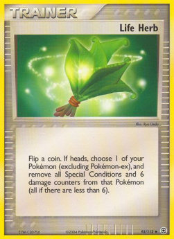 Life Herb⁣ - EX FireRed & LeafGreen⁣ (Uncommon)⁣ [93]