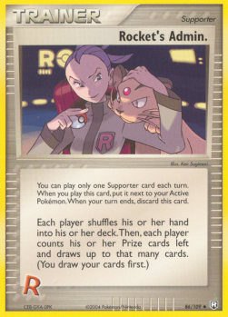 Rocket's Admin.⁣ - EX Team Rocket Returns⁣ (Uncommon)⁣ [86]