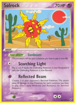 Solrock⁣ - EX Deoxys⁣ (Uncommon)⁣ [47]
