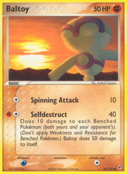 Baltoy⁣ - EX Deoxys⁣ (Common)⁣ [53]