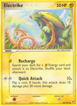 Electrike (Recharge)⁣ - EX Deoxys⁣ (Common)⁣ [60]