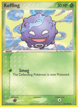 Koffing⁣ - EX Deoxys⁣ (Common)⁣ [62]
