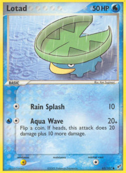 Lotad (Rain Splash)⁣ - EX Deoxys⁣ (Common)⁣ [63]