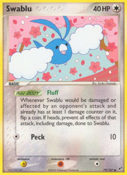 Swablu⁣ - EX Deoxys⁣ (Common)⁣ [79]