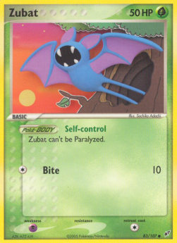 Zubat⁣ - EX Deoxys⁣ (Common)⁣ [83]