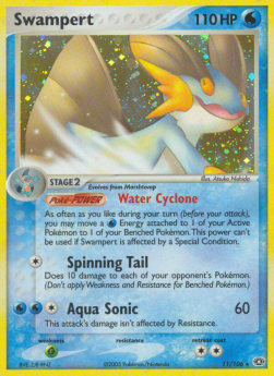 Swampert⁣ - EX Emerald⁣ (Holo Rare)⁣ [11]