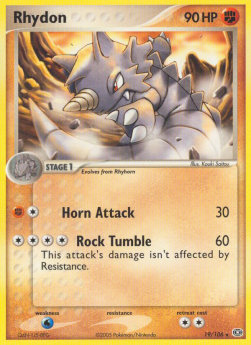 Rhydon⁣ - EX Emerald⁣ (Rare)⁣ [19]