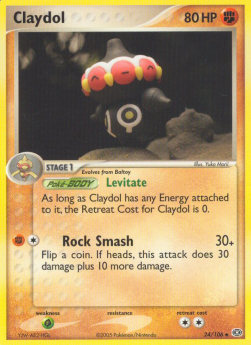 Claydol⁣ - EX Emerald⁣ (Uncommon)⁣ [24]