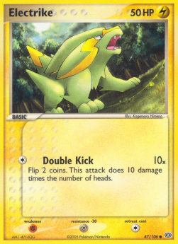 Electrike (Double Kick)⁣ - EX Emerald⁣ (Common)⁣ [47]