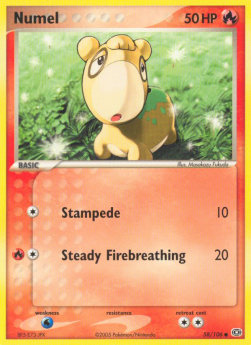 Numel (Stampede)⁣ - EX Emerald⁣ (Common)⁣ [58]