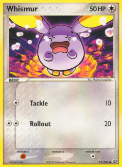 Whismur⁣ - EX Emerald⁣ (Common)⁣ [73]